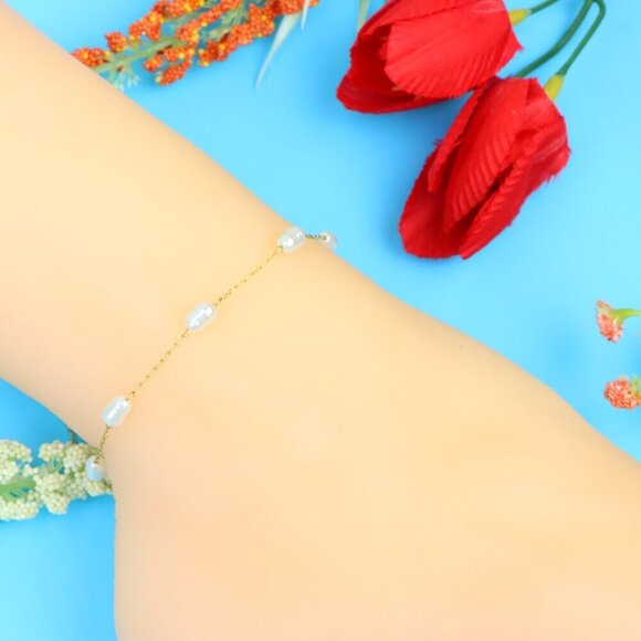 Elegant Handmade Anklet – Perfect for Women & Girls | Ideal Gift Option, DYC1193 - Picture 6 of 7